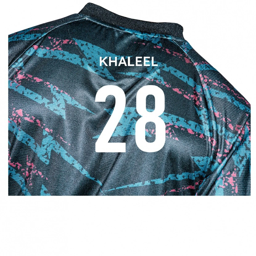 Danxen Dámské Rafiq Khaleel #28 Černá Tmavě Modrá Daleko Hráčské Dresy 2025/26 Dres