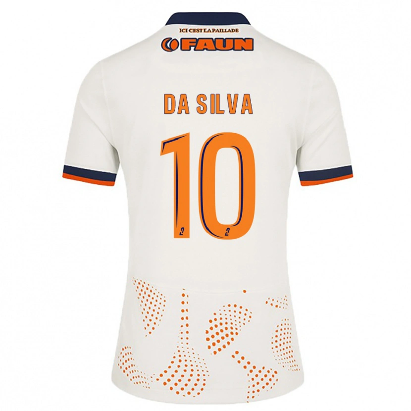 Danxen Dámské Lucas Da Silva #10 Bílá Oranžová Daleko Hráčské Dresy 2025/26 Dres