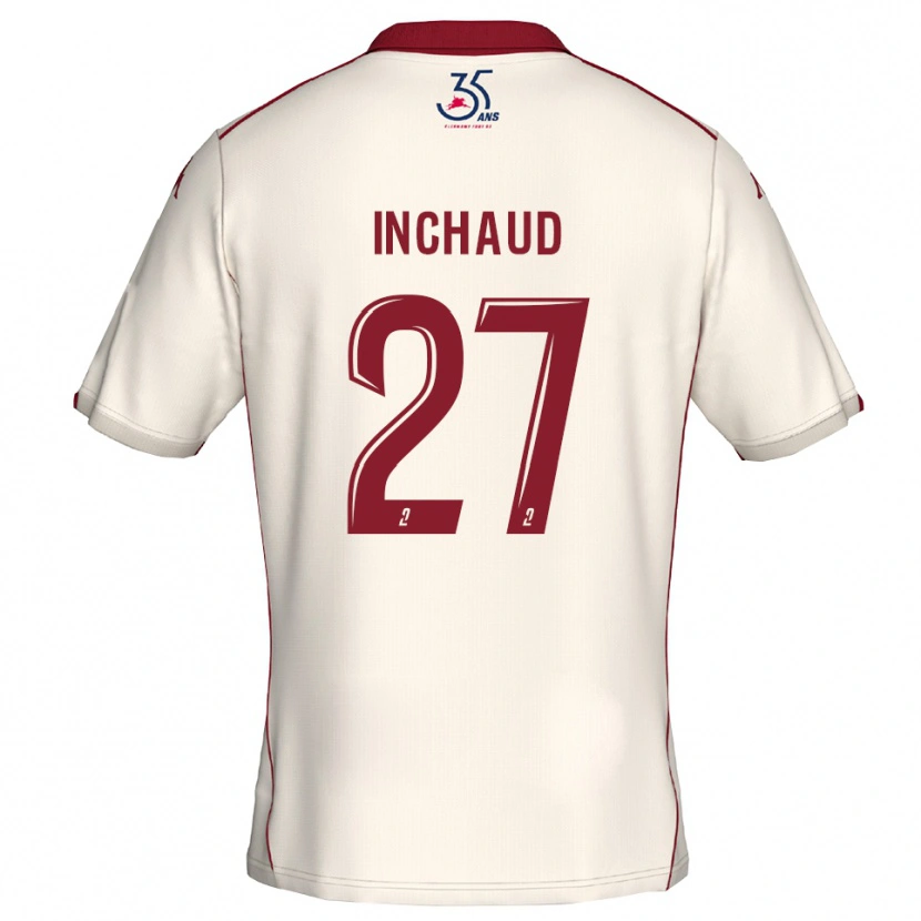 Danxen Dámské Marks Inchaud #27 Bílá Vínová Daleko Hráčské Dresy 2025/26 Dres