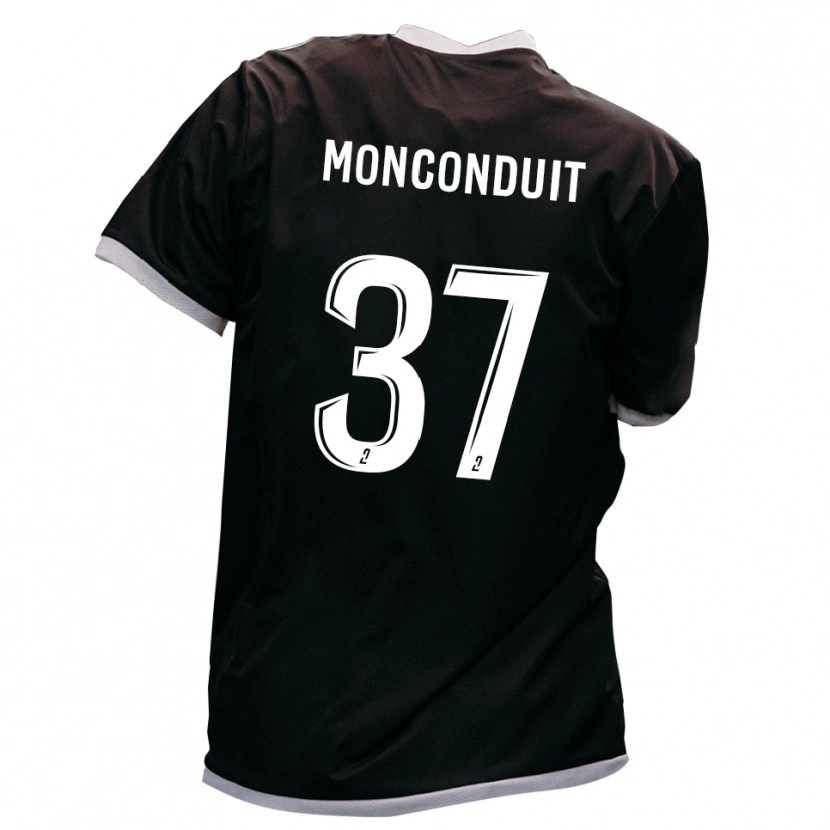 Danxen Dámské Thomas Monconduit #37 Černá Zlatá Daleko Hráčské Dresy 2025/26 Dres