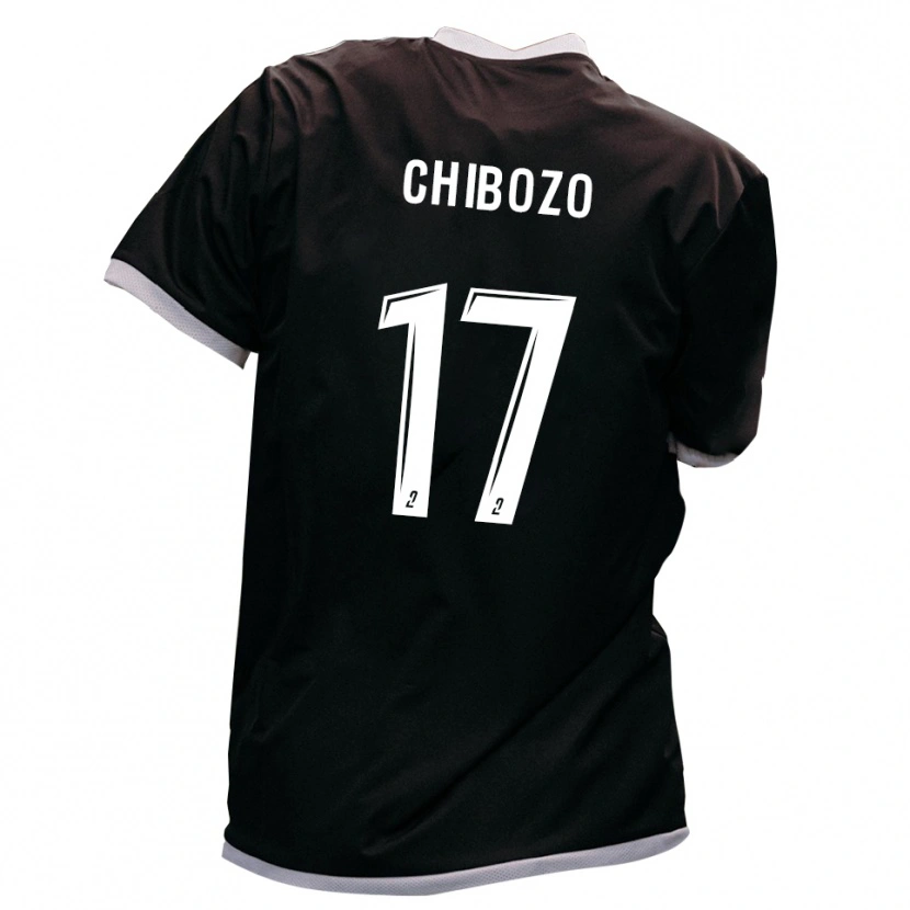 Danxen Dámské Josué Chibozo #17 Černá Zlatá Daleko Hráčské Dresy 2025/26 Dres