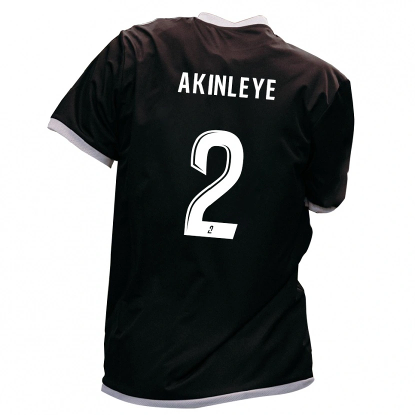 Danxen Dámské Daniel Akinleye #2 Černá Zlatá Daleko Hráčské Dresy 2025/26 Dres