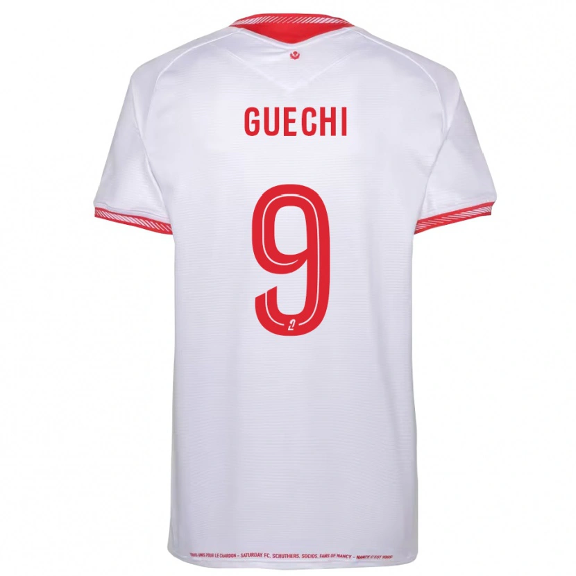 Danxen Dámské Abderraouf Guechi #9 Černá Červená Daleko Hráčské Dresy 2025/26 Dres