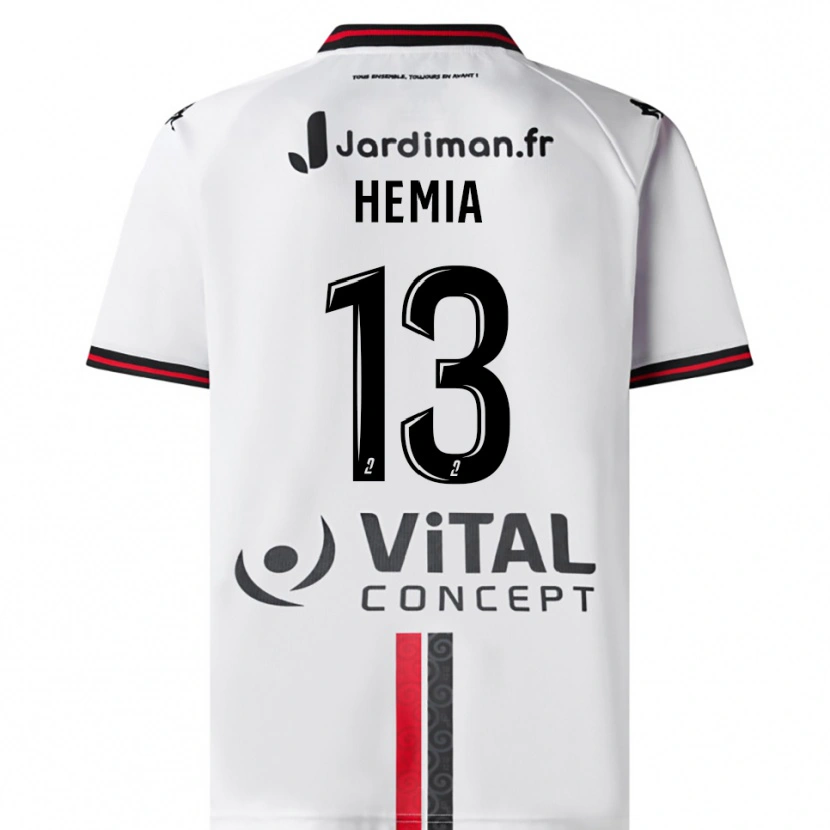 Danxen Dámské Amine Hemia #13 Bílá Červená Daleko Hráčské Dresy 2025/26 Dres