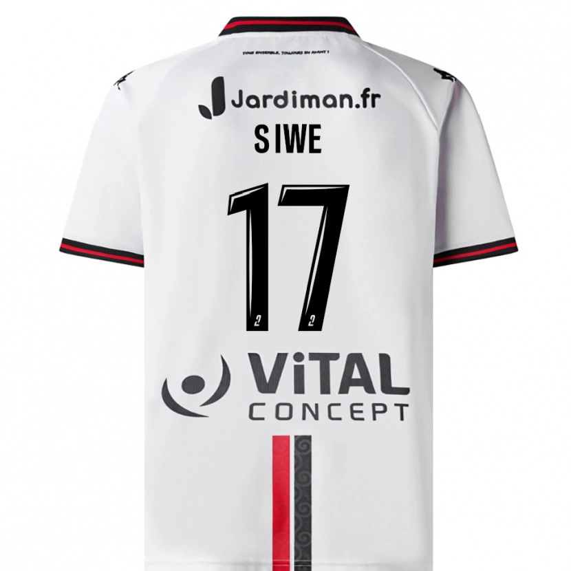 Danxen Dámské Jacques Siwe #17 Bílá Červená Daleko Hráčské Dresy 2025/26 Dres