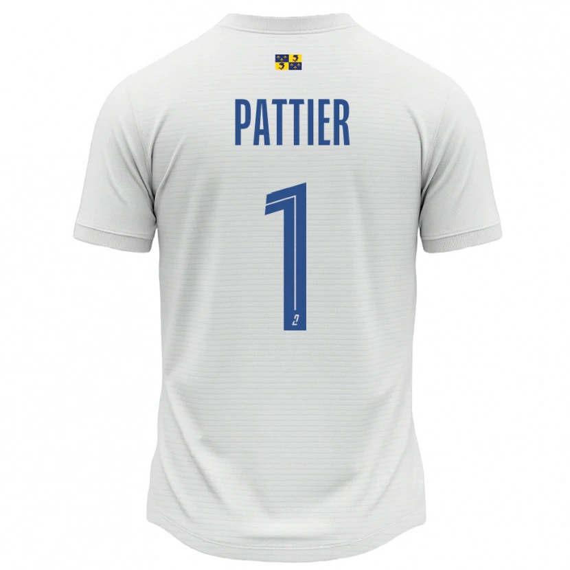 Danxen Dámské Maxime Pattier #1 Bílá Modrá Daleko Hráčské Dresy 2025/26 Dres