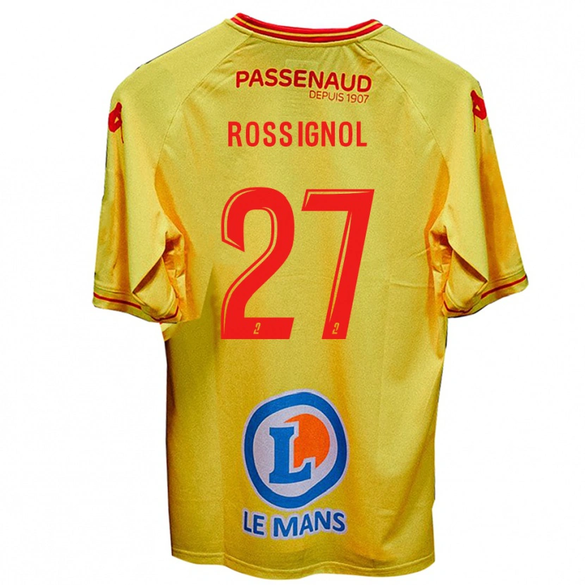 Danxen Dámské Martin Rossignol #27 Žlutá Daleko Hráčské Dresy 2025/26 Dres