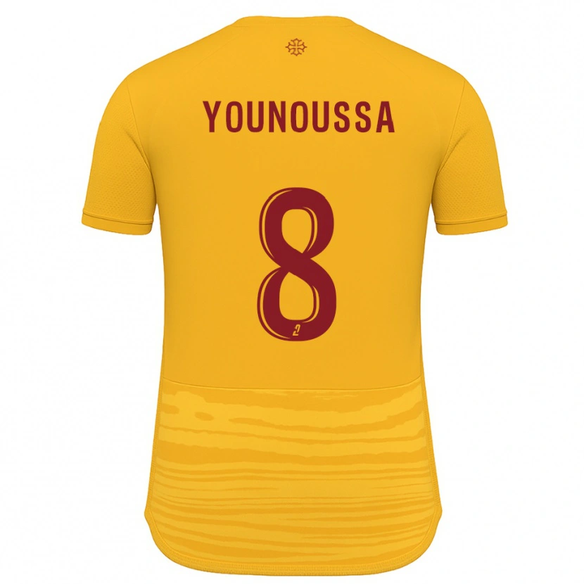 Danxen Dámské Wilitty Younoussa #8 Oranžová Burgundská Daleko Hráčské Dresy 2025/26 Dres