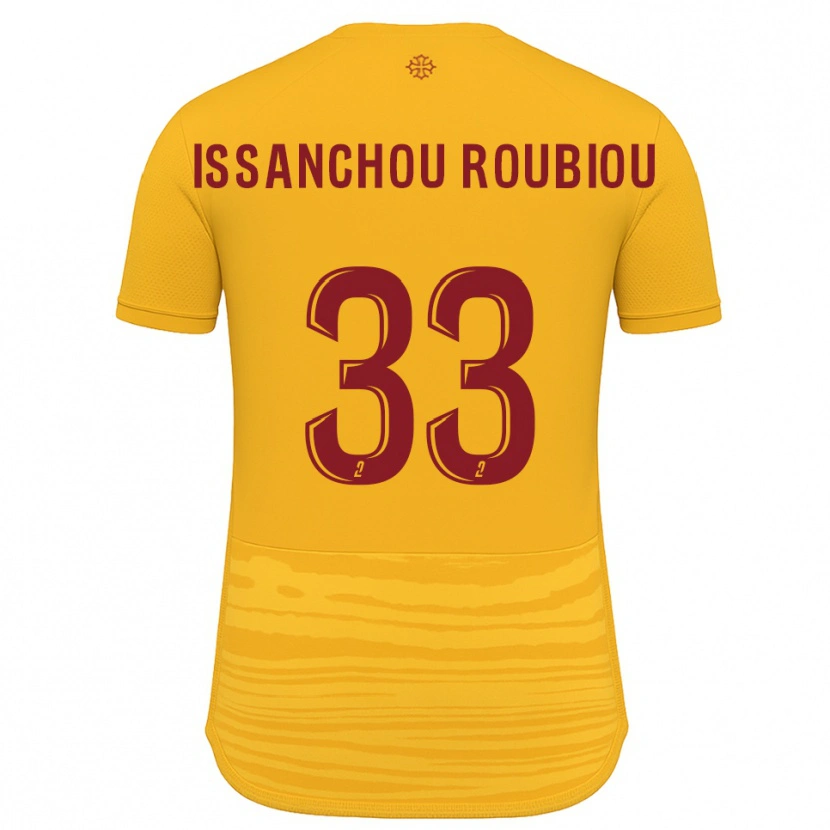 Danxen Dámské Corentin Issanchou Roubiou #33 Oranžová Burgundská Daleko Hráčské Dresy 2025/26 Dres
