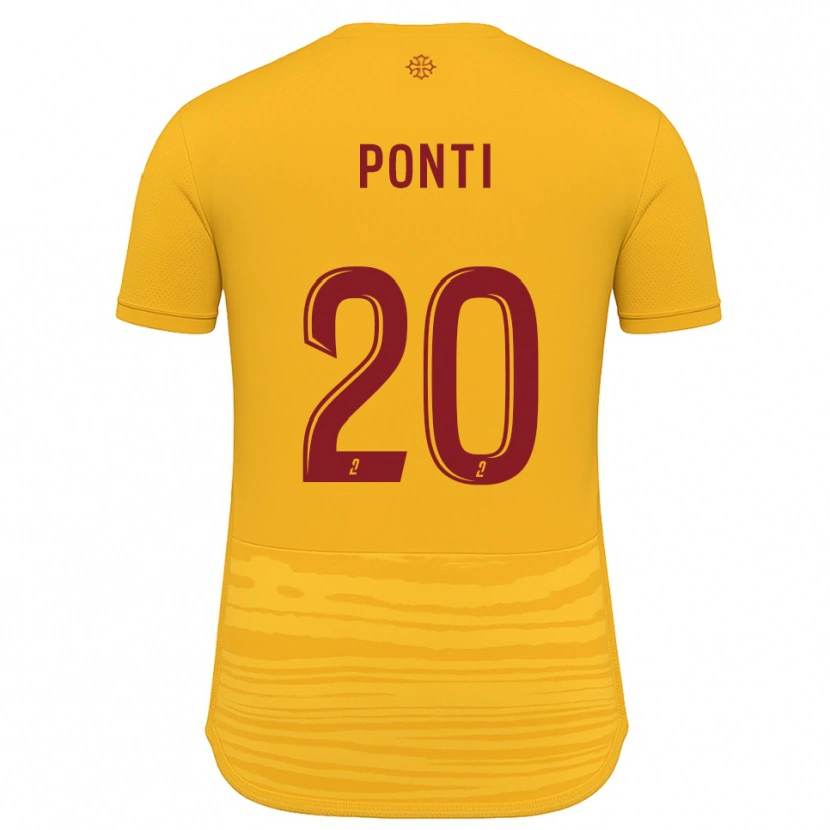 Danxen Dámské Ryan Ponti #20 Oranžová Burgundská Daleko Hráčské Dresy 2025/26 Dres