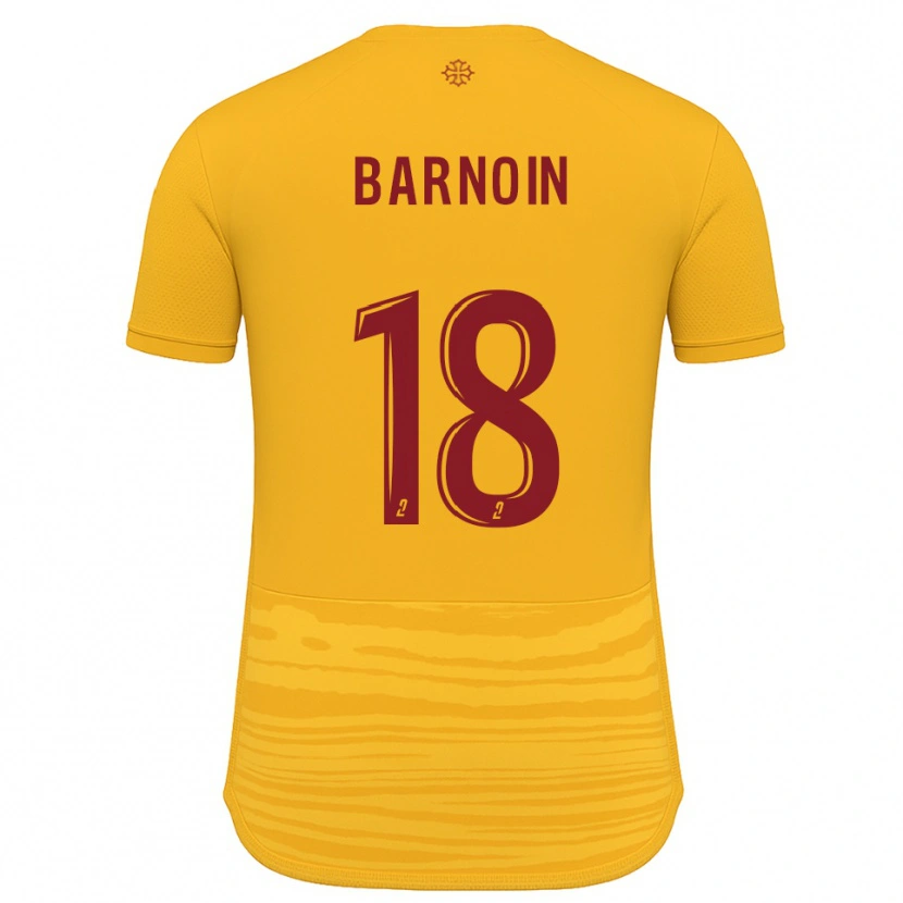 Danxen Dámské Ninon Barnoin #18 Oranžová Burgundská Daleko Hráčské Dresy 2025/26 Dres