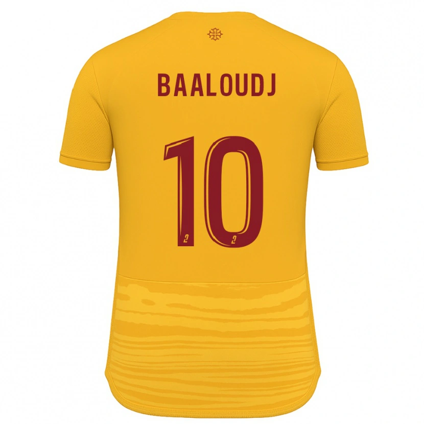 Danxen Dámské Mehdi Baaloudj #10 Oranžová Burgundská Daleko Hráčské Dresy 2025/26 Dres