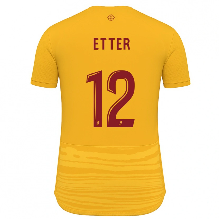 Danxen Dámské Nans Etter #12 Oranžová Burgundská Daleko Hráčské Dresy 2025/26 Dres