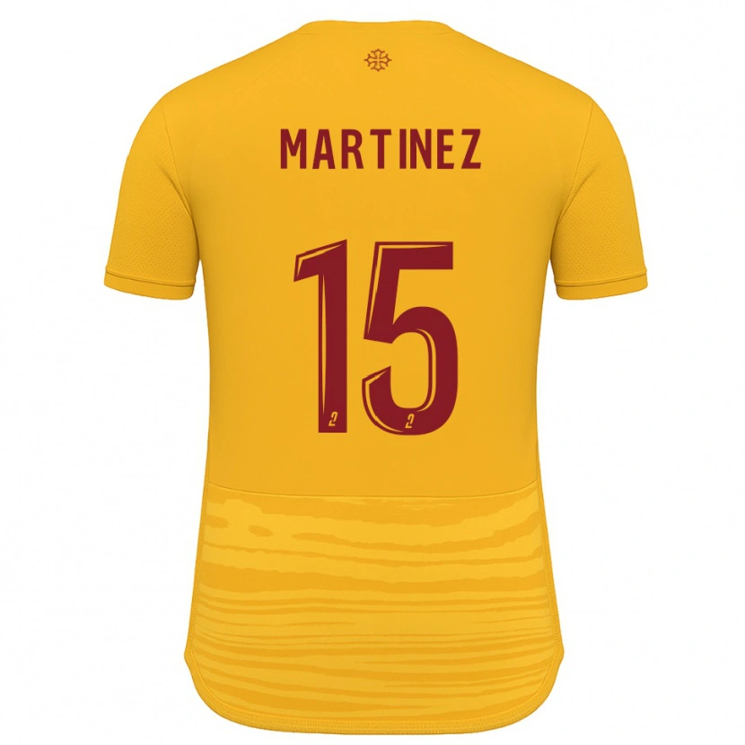 Danxen Dámské Jorys Martinez #15 Oranžová Burgundská Daleko Hráčské Dresy 2025/26 Dres