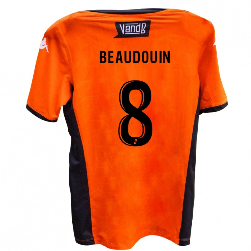Danxen Dámské Alessio Beaudouin #8 Bílá Černá Daleko Hráčské Dresy 2025/26 Dres