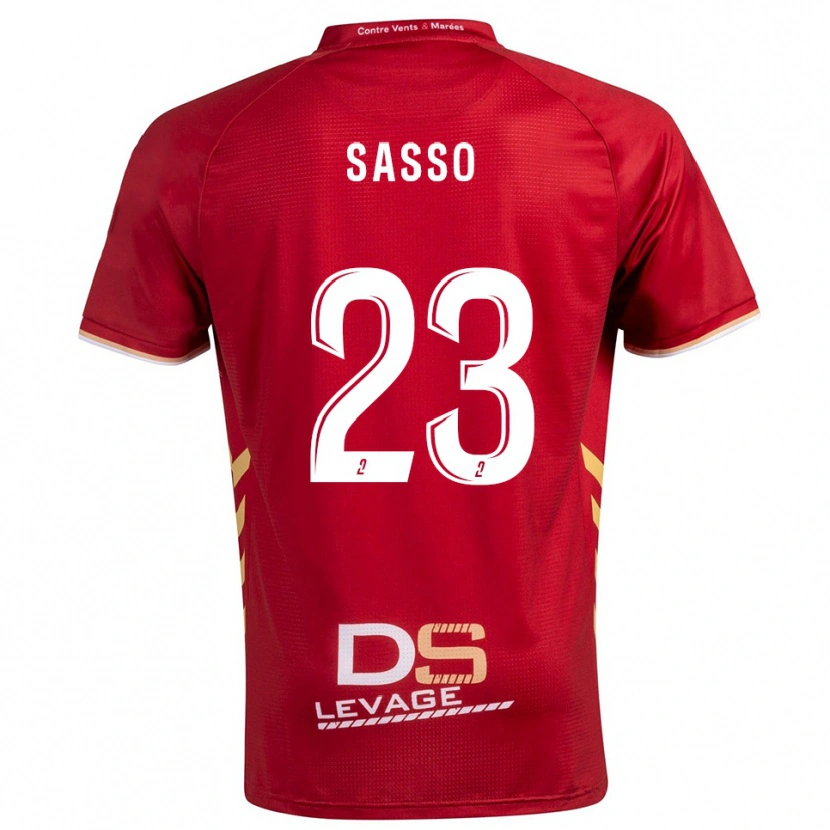 Danxen Dámské Vincent Sasso #23 Burgundská Zlatá Daleko Hráčské Dresy 2025/26 Dres