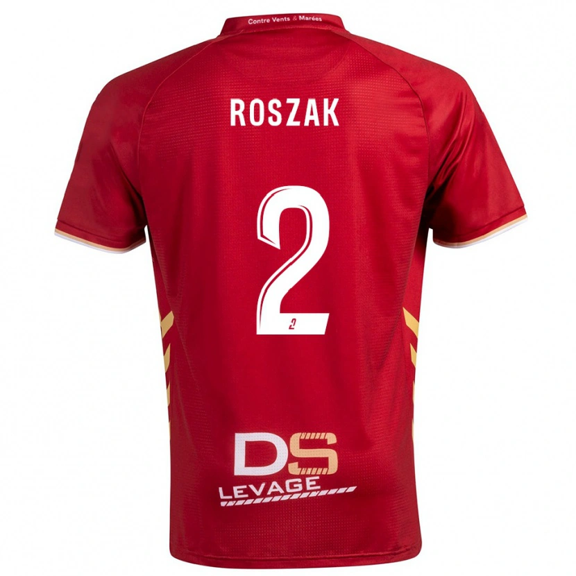 Danxen Dámské Dimitri Roszak #2 Burgundská Zlatá Daleko Hráčské Dresy 2025/26 Dres