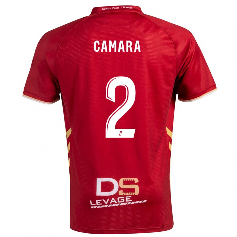 Danxen Dámské Sékou Camara #2 Burgundská Zlatá Daleko Hráčské Dresy 2025/26 Dres