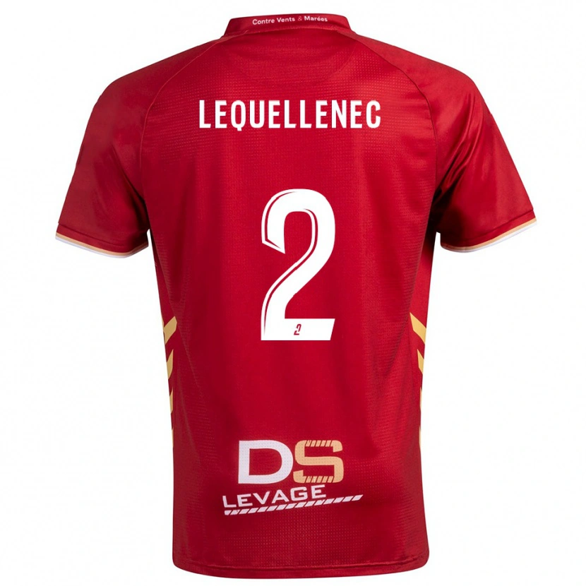 Danxen Dámské Yanis Lequellenec #2 Burgundská Zlatá Daleko Hráčské Dresy 2025/26 Dres