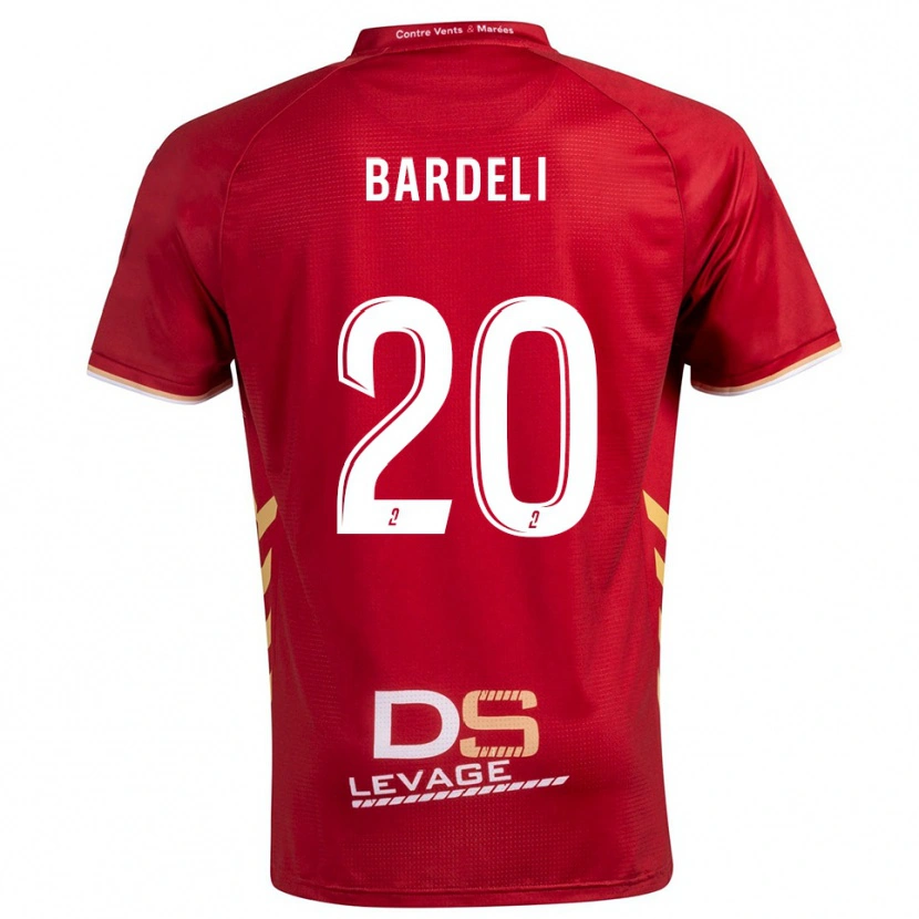 Danxen Dámské Enzo Bardeli #20 Burgundská Zlatá Daleko Hráčské Dresy 2025/26 Dres