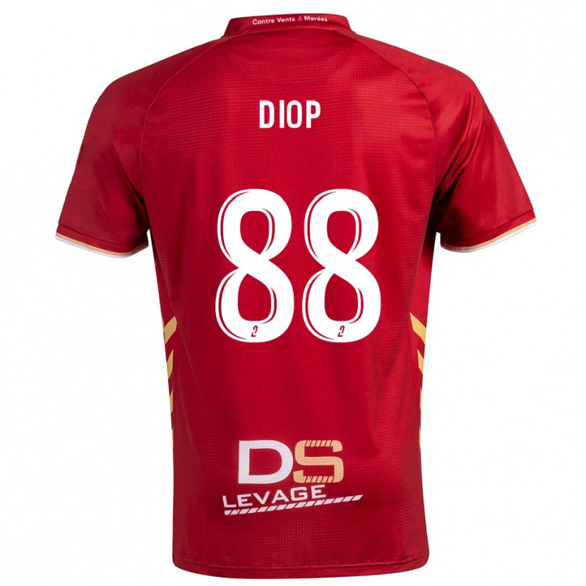 Danxen Dámské Malick Diop #88 Burgundská Zlatá Daleko Hráčské Dresy 2025/26 Dres