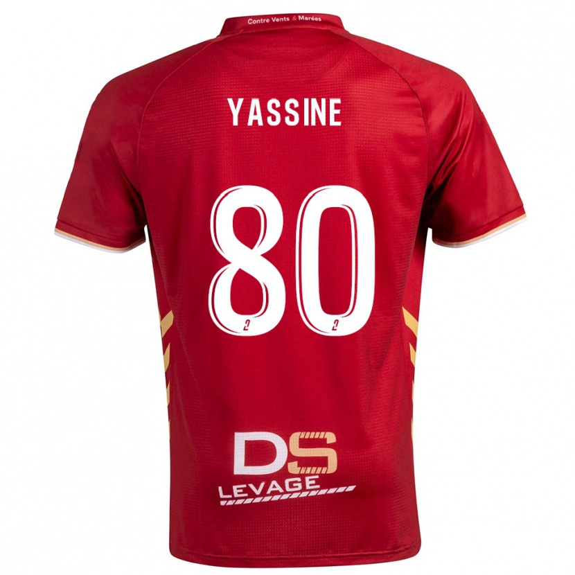 Danxen Dámské Gessime Yassine #80 Burgundská Zlatá Daleko Hráčské Dresy 2025/26 Dres
