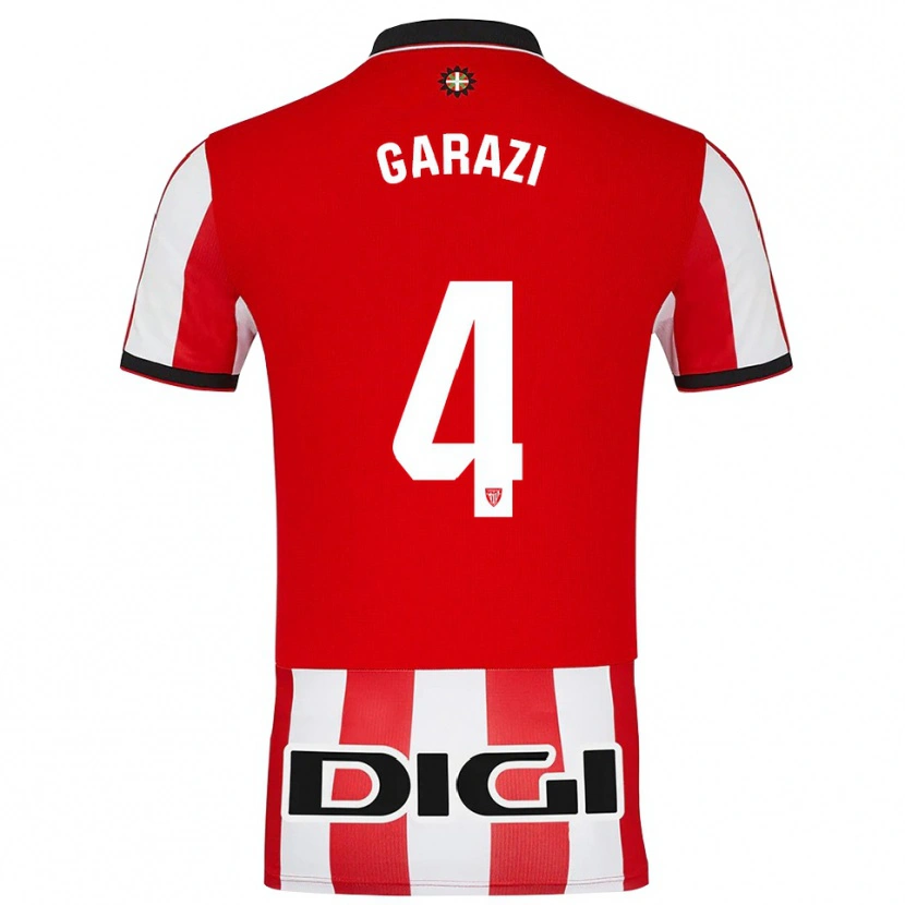 Danxen Dětské Garazi #4 Červená Bílá Domů Hráčské Dresy 2025/26 Dres