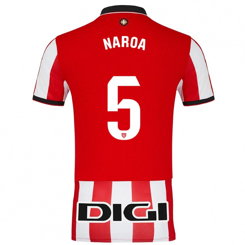 Danxen Dětské Naroa #5 Červená Bílá Domů Hráčské Dresy 2025/26 Dres
