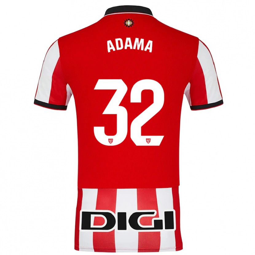 Danxen Dětské Adama Boiro #32 Červená Bílá Domů Hráčské Dresy 2025/26 Dres