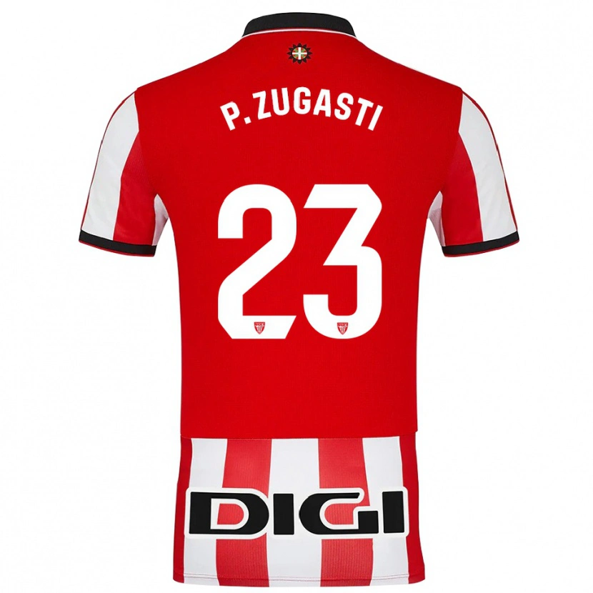Danxen Dětské Patricia Zugasti Osés #23 Červená Bílá Domů Hráčské Dresy 2025/26 Dres