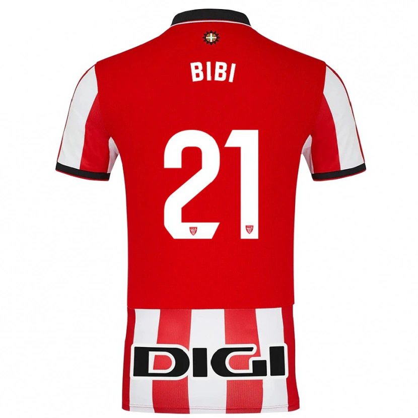 Danxen Dětské Bibiane Schulze Solano #21 Červená Bílá Domů Hráčské Dresy 2025/26 Dres