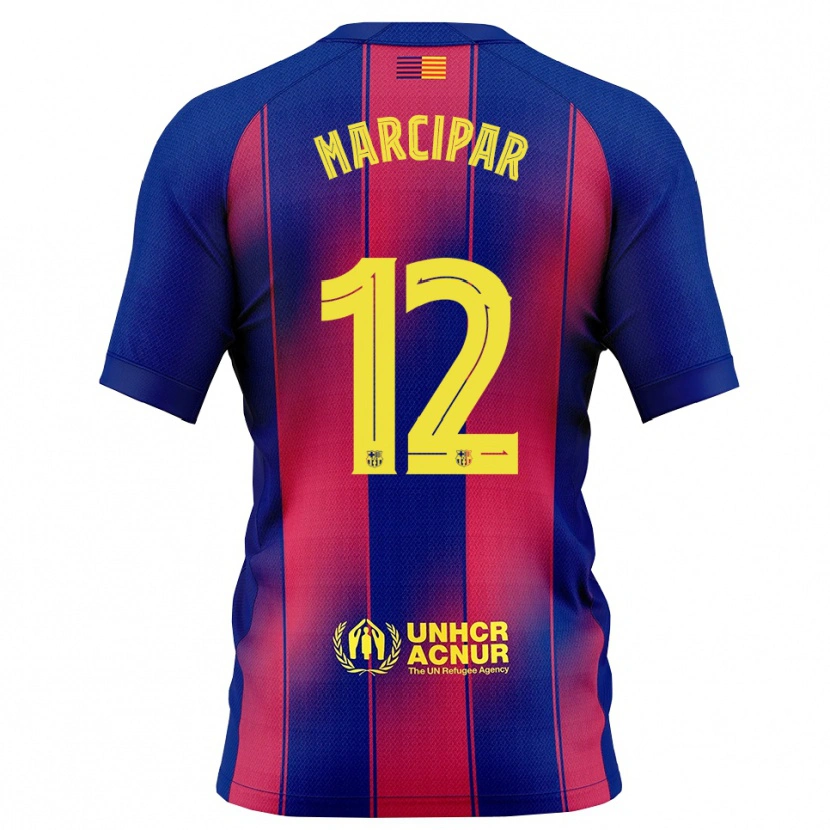 Danxen Dětské Nico Marcipar #12 Modrá Červená Domů Hráčské Dresy 2025/26 Dres