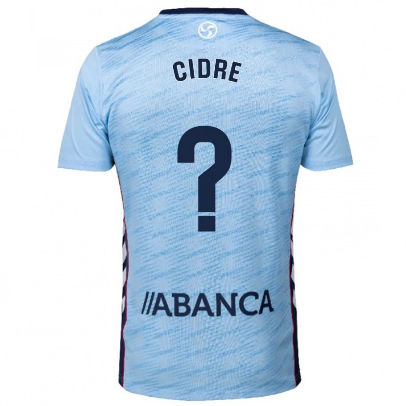 Danxen Dětské Xavier Cidre #0 Nebesky Modrá Červená Domů Hráčské Dresy 2025/26 Dres