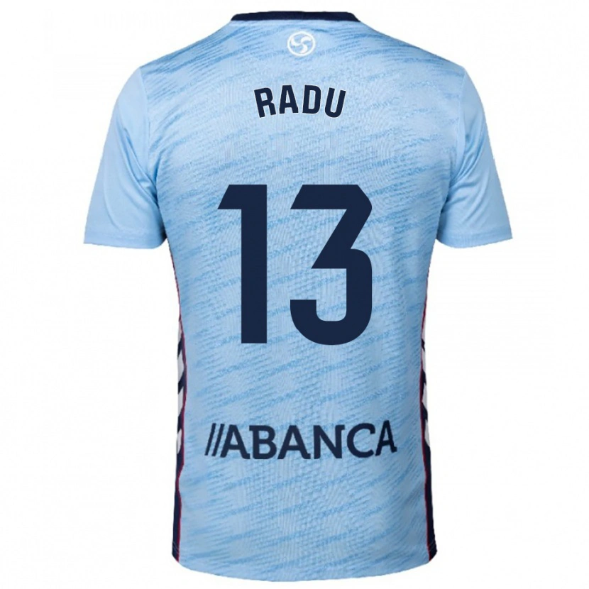Danxen Dětské Ionuț Radu #13 Nebesky Modrá Červená Domů Hráčské Dresy 2025/26 Dres