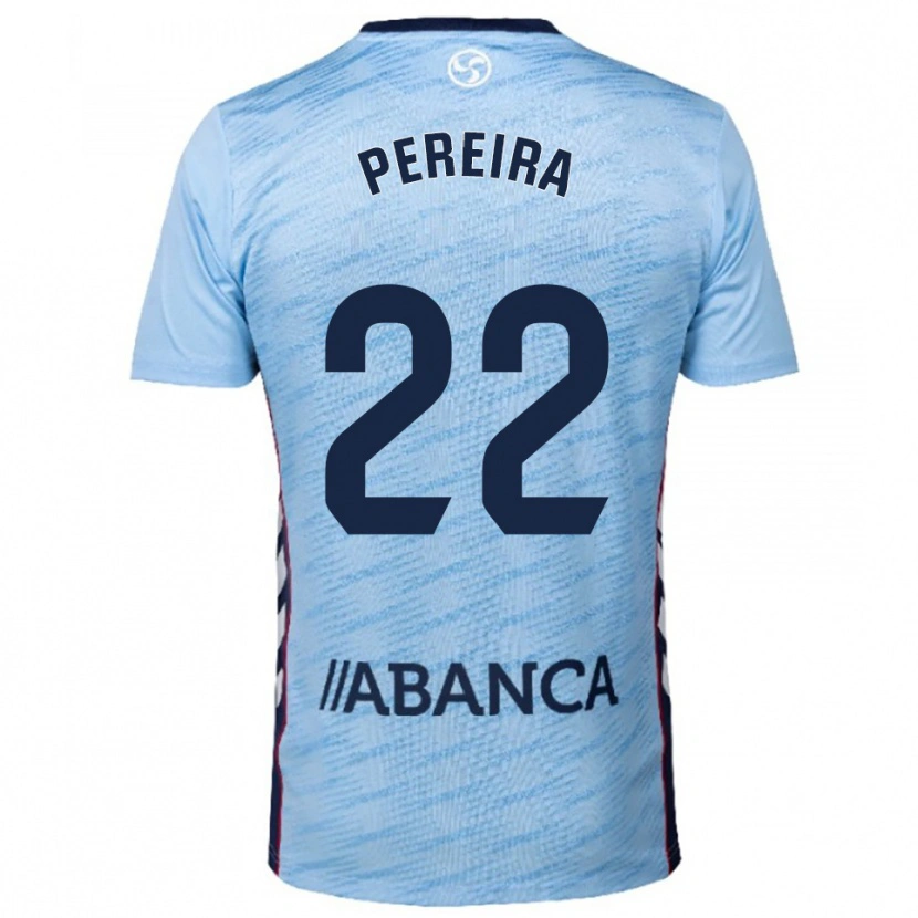 Danxen Dětské Noe Pereira #22 Nebesky Modrá Červená Domů Hráčské Dresy 2025/26 Dres