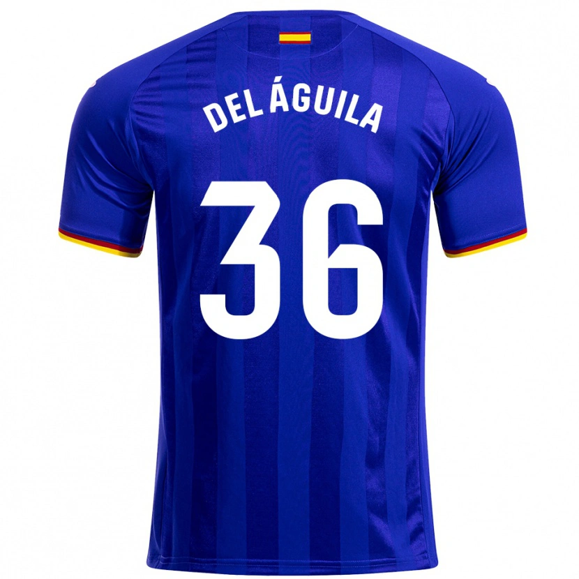 Danxen Dětské Ángel Del Águila #36 Modrá Červená Žlutá Domů Hráčské Dresy 2025/26 Dres