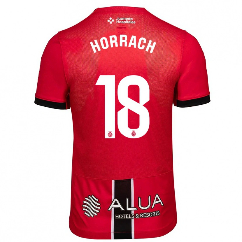 Danxen Dětské Barto Horrach #18 Červená Černá Domů Hráčské Dresy 2025/26 Dres