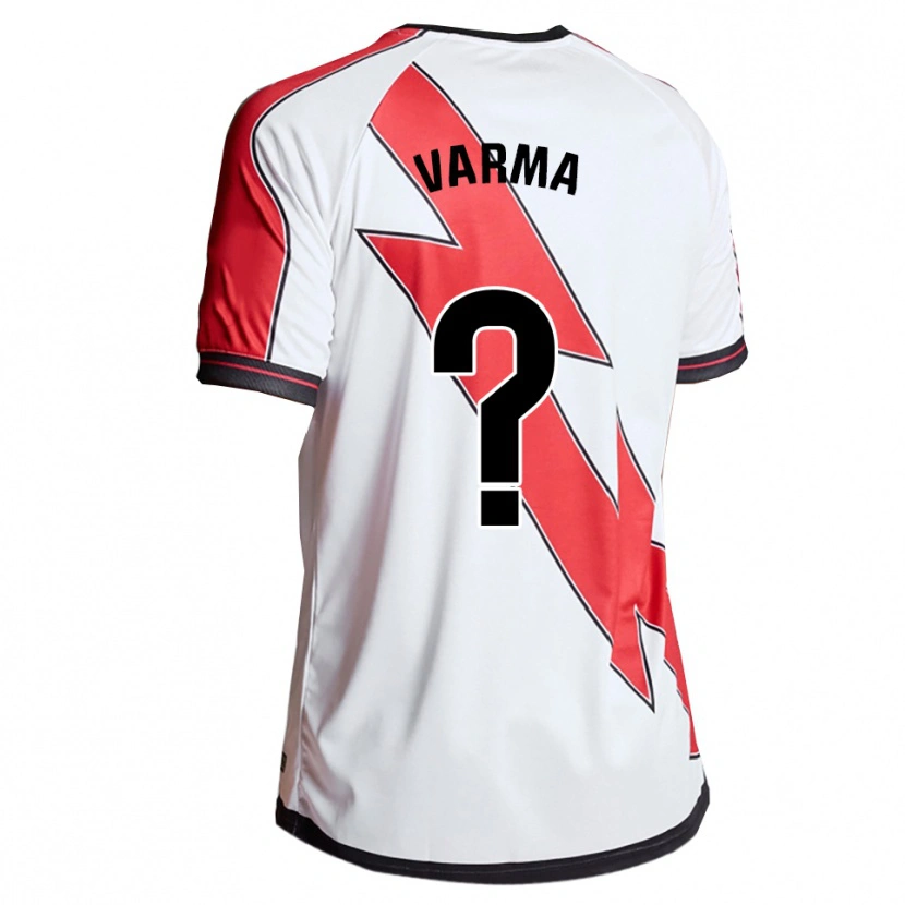 Danxen Dětské Roman Varma #0 Bílá Červená Domů Hráčské Dresy 2025/26 Dres