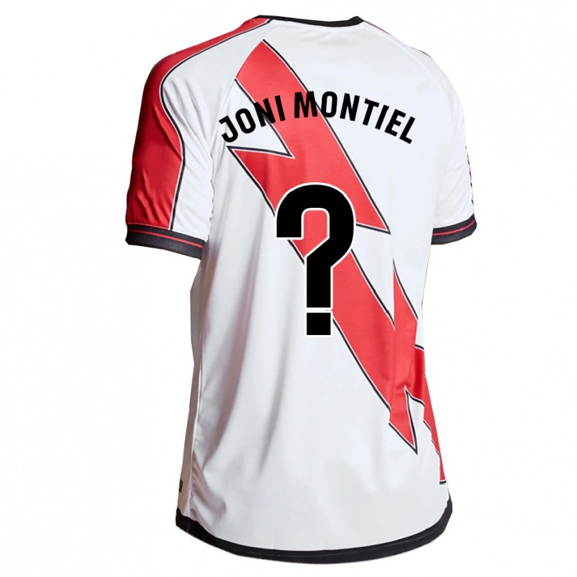 Danxen Dětské Joni Montiel #0 Bílá Červená Domů Hráčské Dresy 2025/26 Dres