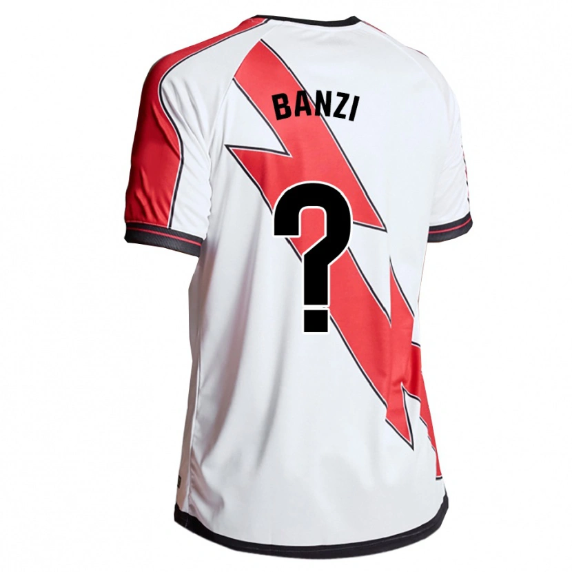 Danxen Dětské Cedrick Banzi #0 Bílá Červená Domů Hráčské Dresy 2025/26 Dres