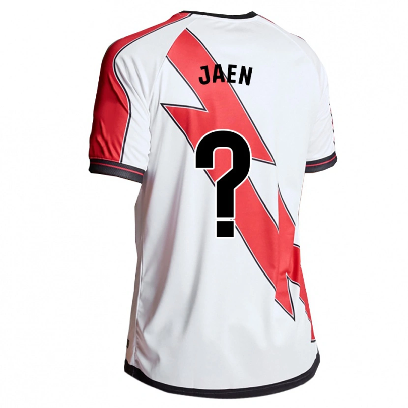 Danxen Dětské Carlos Jaén #0 Bílá Červená Domů Hráčské Dresy 2025/26 Dres
