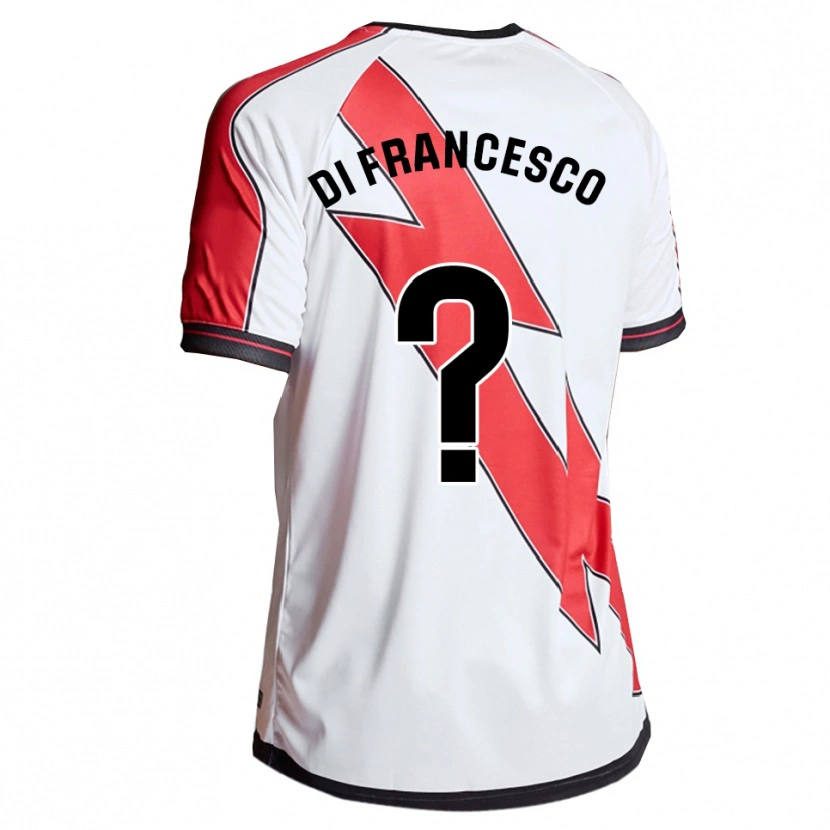 Danxen Dětské Daniel Di Francesco #0 Bílá Červená Domů Hráčské Dresy 2025/26 Dres