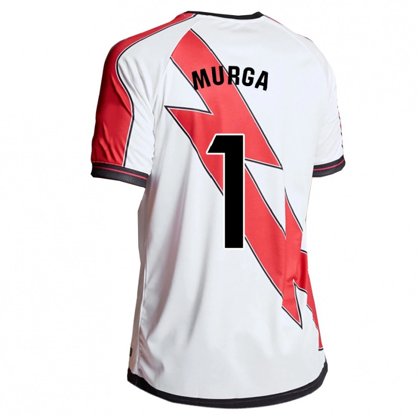 Danxen Dětské Ana María De Murga Blanco #1 Bílá Červená Domů Hráčské Dresy 2025/26 Dres
