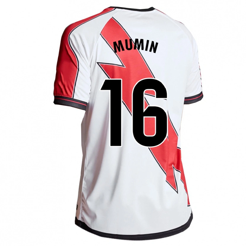 Danxen Dětské Abdul Mumin #16 Bílá Červená Domů Hráčské Dresy 2025/26 Dres