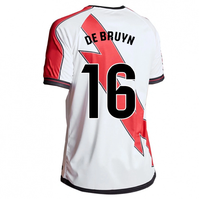 Danxen Dětské Glenn De Bruyn #16 Bílá Červená Domů Hráčské Dresy 2025/26 Dres