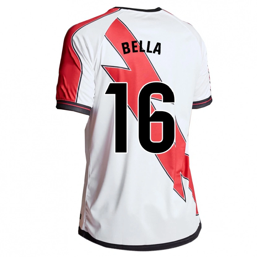 Danxen Dětské Brunda Bella #16 Bílá Červená Domů Hráčské Dresy 2025/26 Dres