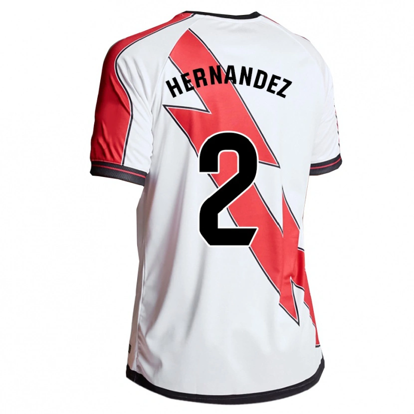 Danxen Dětské Marco Hernández #2 Bílá Červená Domů Hráčské Dresy 2025/26 Dres