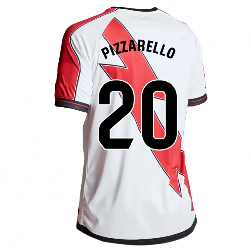 Danxen Dětské Charlyann Pizzarello #20 Bílá Červená Domů Hráčské Dresy 2025/26 Dres