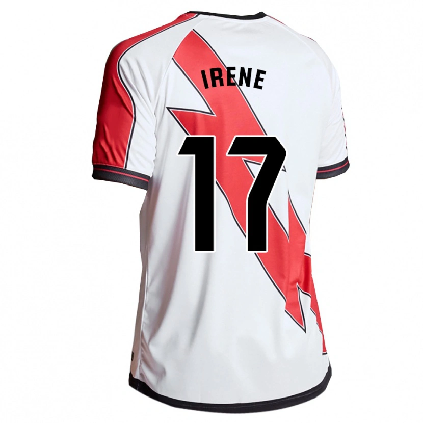 Danxen Dětské Irene Rodríguez Basilio #17 Bílá Červená Domů Hráčské Dresy 2025/26 Dres