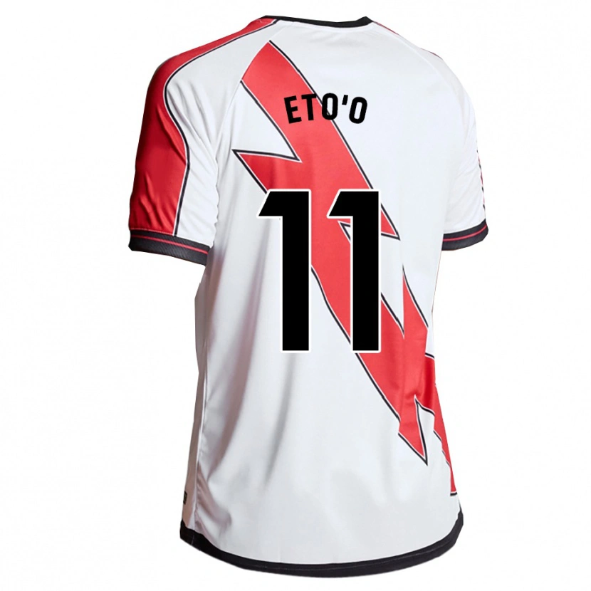 Danxen Dětské Etienne Eto'o #11 Bílá Červená Domů Hráčské Dresy 2025/26 Dres
